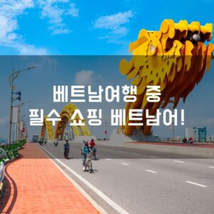 베트남여행 중 필수 쇼핑 베트남어!