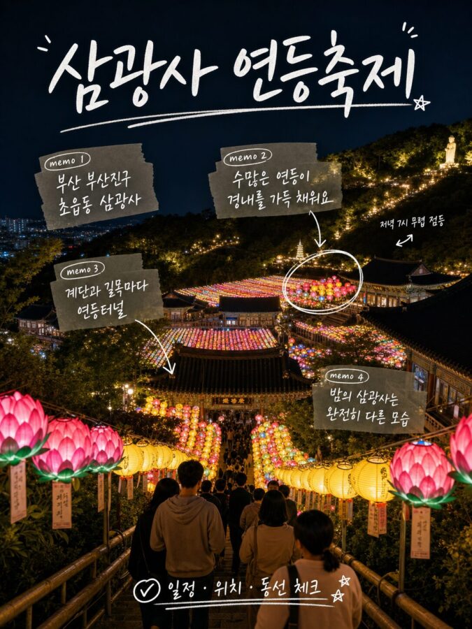 삼광사 연등축제 일정·위치·볼거리 한 번에 정리 놓치면 후회 5 삼광사 연등축제 일정·위치·볼거리 한 번에 정리 놓치면 후회
