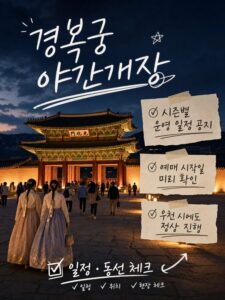 경복궁 야간개장 일정·위치·볼거리 한 번에 정리 놓치면 후회 2 pillar imagegen2 4