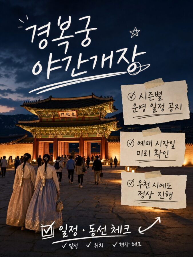 경복궁 야간개장 일정·위치·볼거리 한 번에 정리 놓치면 후회 21 pillar imagegen2 4