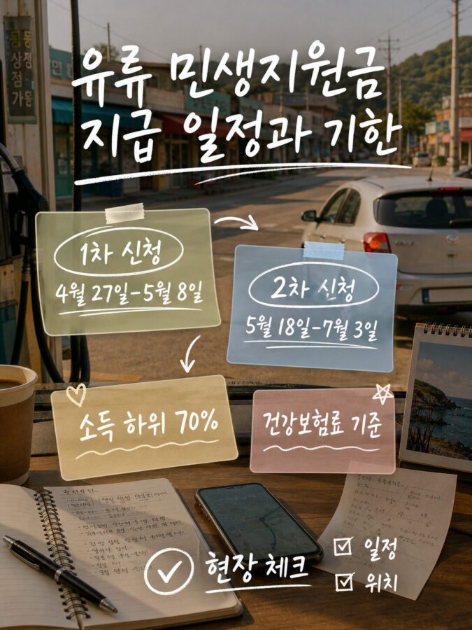 유류 민생지원금 지급 일정과 기한이 궁금해요 일정·위치·볼거리 한 번에 정리 놓치면 후회 9 pillar imagegen2 5