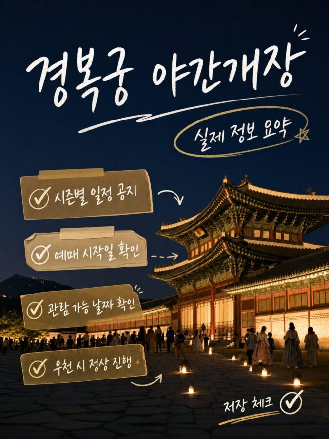 경복궁 야간개장 가는 법과 당일치기 동선 추천 가기 전 꼭 보세요 17 support a imagegen2 4