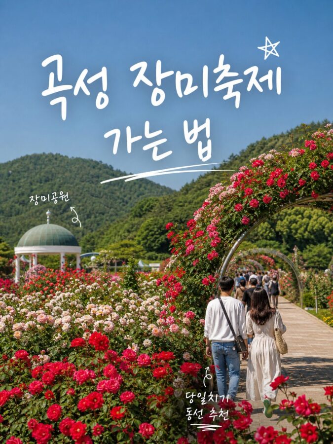 곡성 장미축제 가는 법과 당일치기 동선 추천 3 곡성 장미축제 가는 법과 당일치기 동선 추천