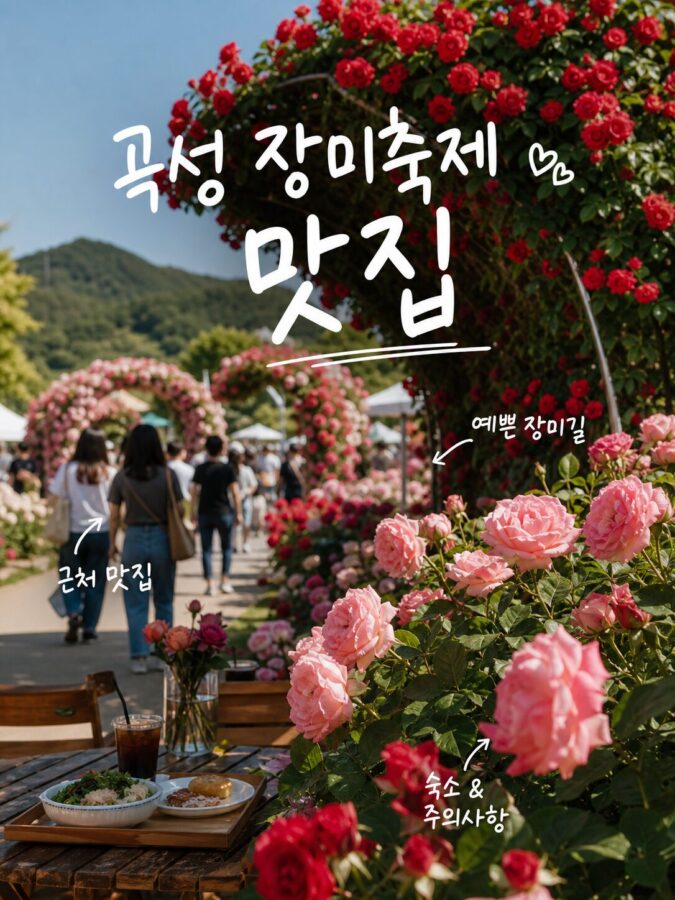 곡성 장미축제 근처 맛집·숙소·주의사항 체크 4 곡성 장미축제 근처 맛집·숙소·주의사항 체크